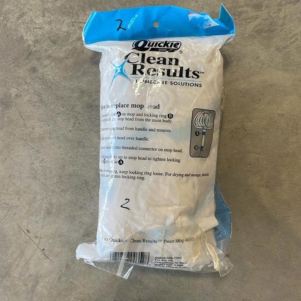 Quickie Clean Results Twist Mop Refill Spot Scrubber Industrial NEW - Picture 4 of 6